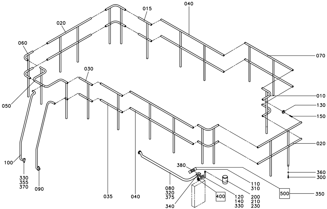 RAILING - Запчасти для Tetra Pak TBA 19