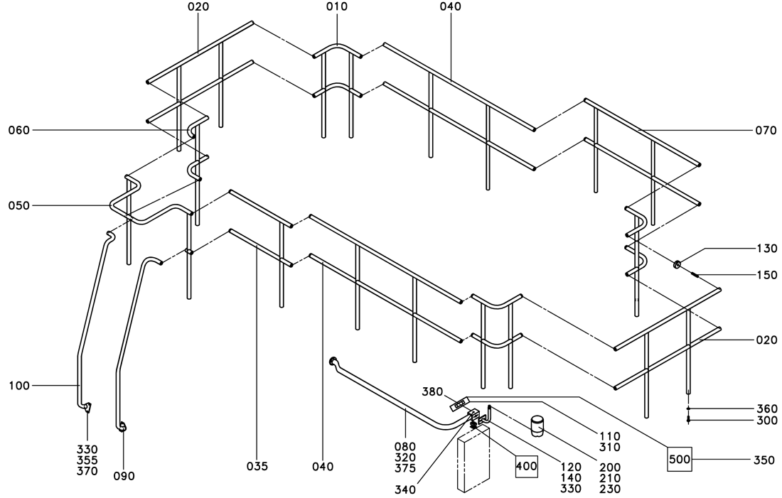 RAILING - Запчасти для Tetra Pak TBA 19