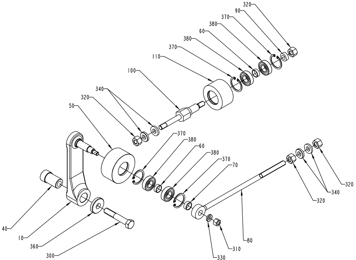 Belt stretcher - Запчасти для Tetra Pak TBA 19