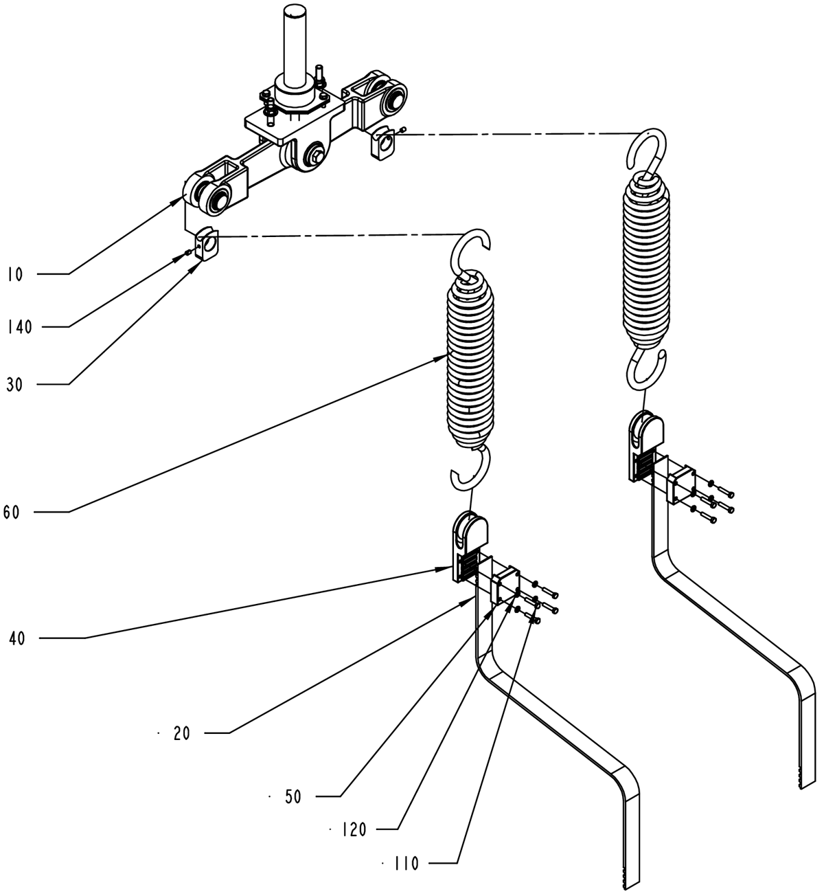 Hold-down device - Запчасти для Tetra Pak TBA 19