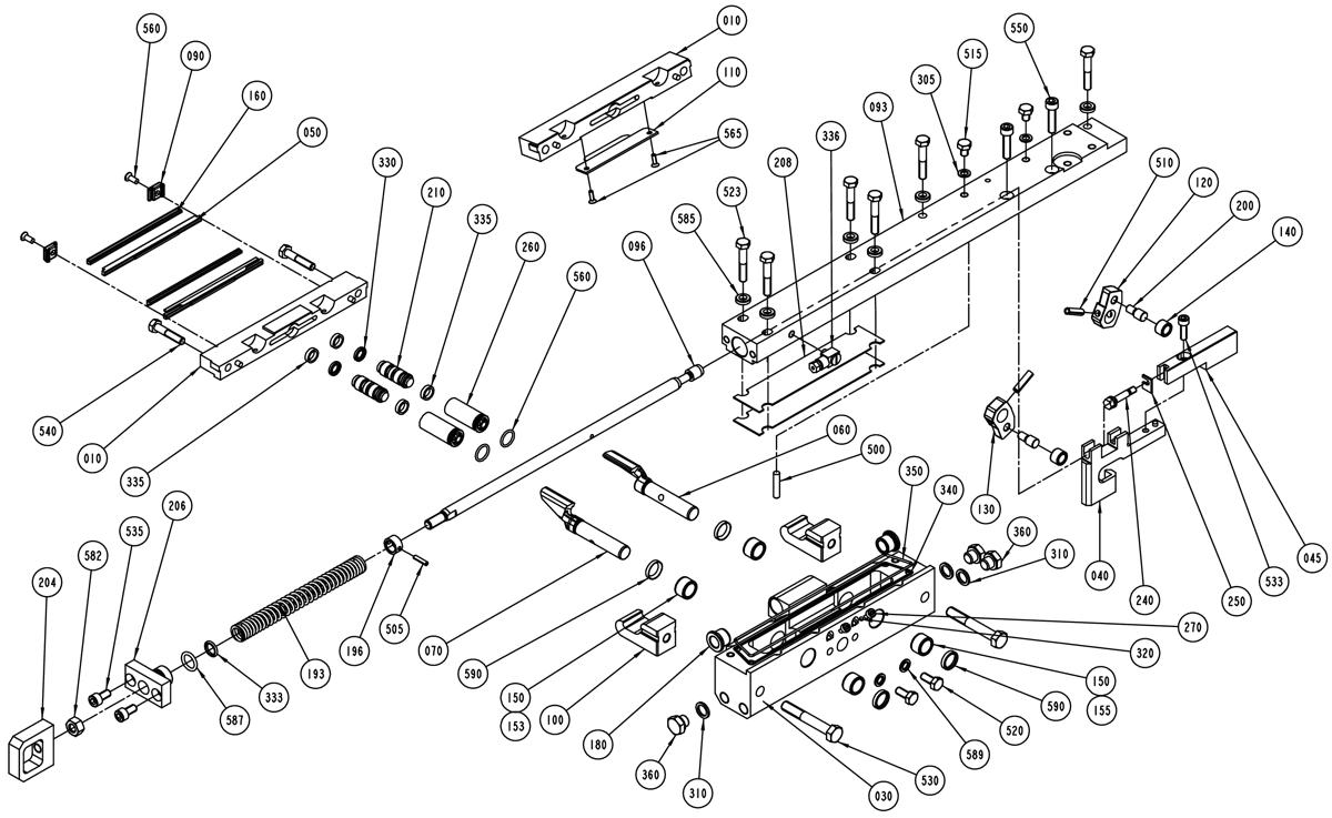 256205-0600 cutting jaw - Запчасти для Tetra Pak TBA 19