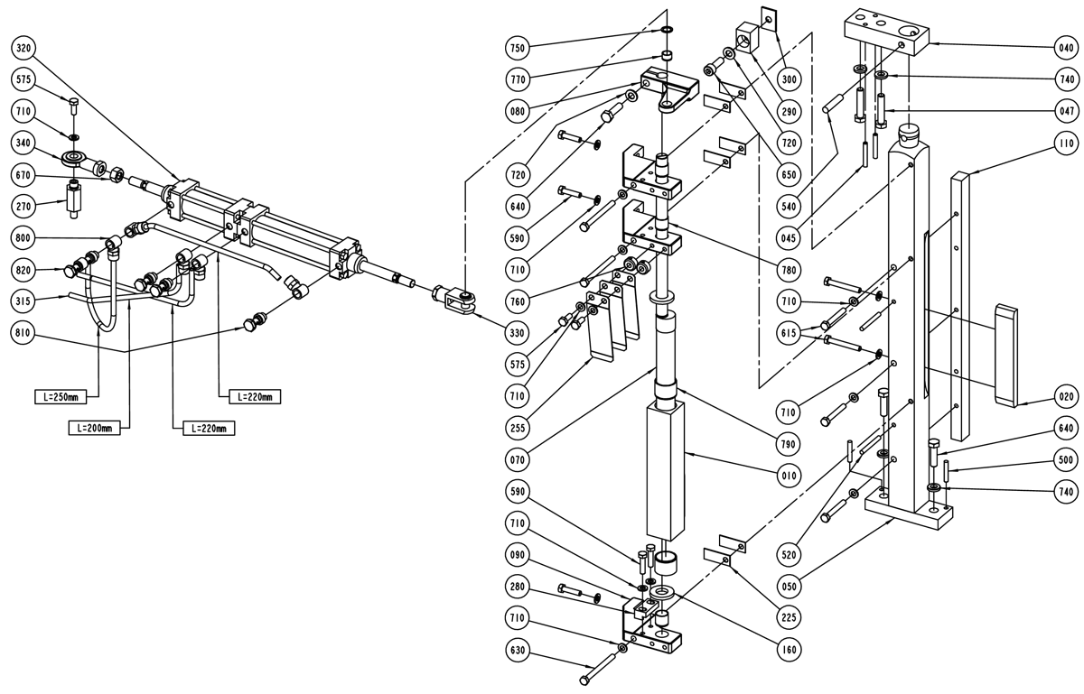 256207-0300 design correction device - Запчасти для Tetra Pak TBA 19